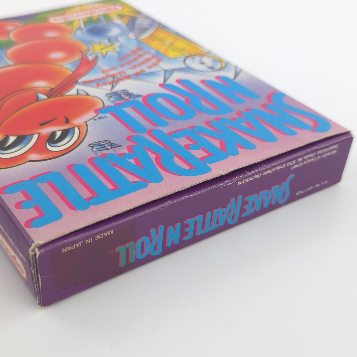 NES Spiel Snake Rattle n Roll OVP Anleitung PAL NOE