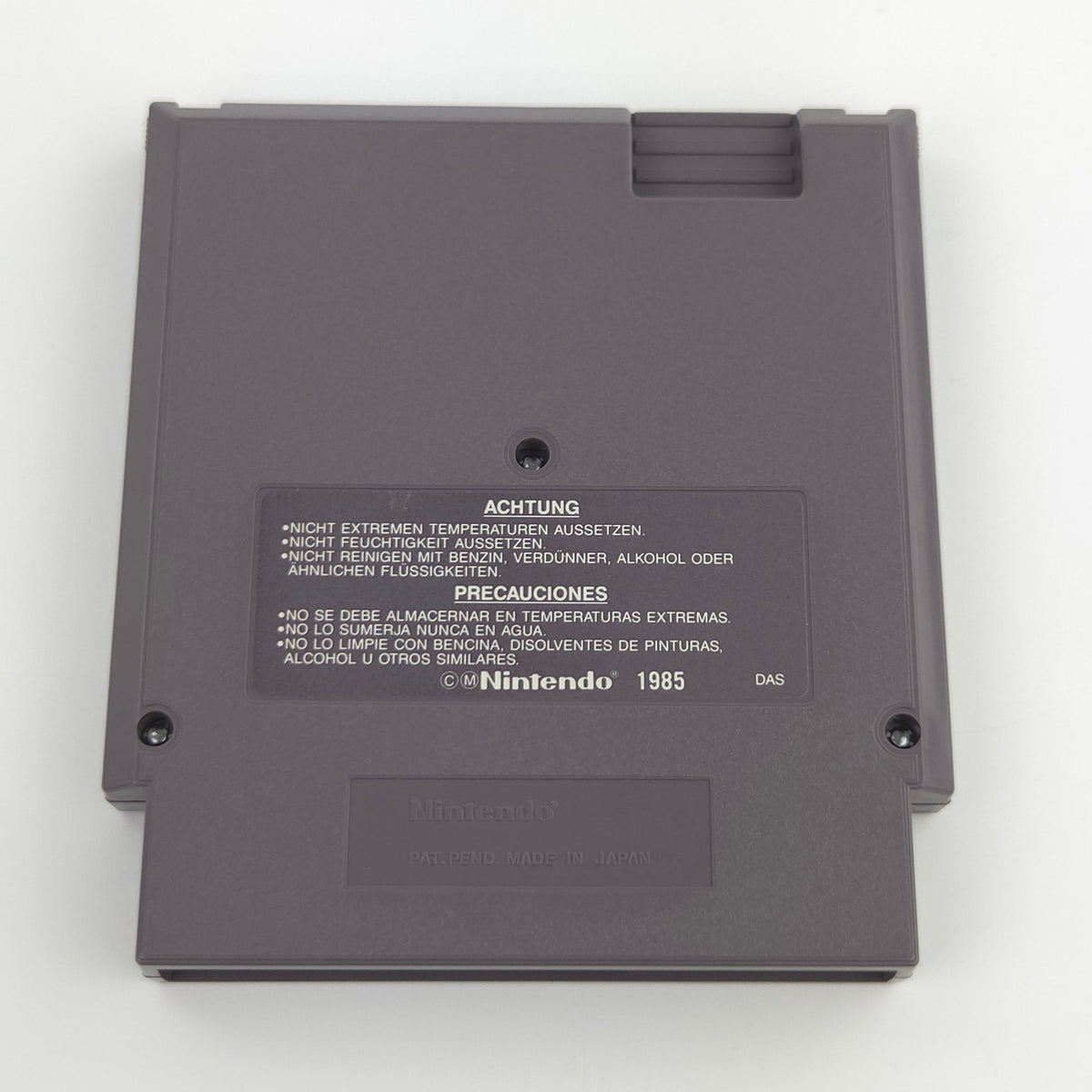 NES Spiel Snake´s Revenge Modul Schutzhülle PAL NOE