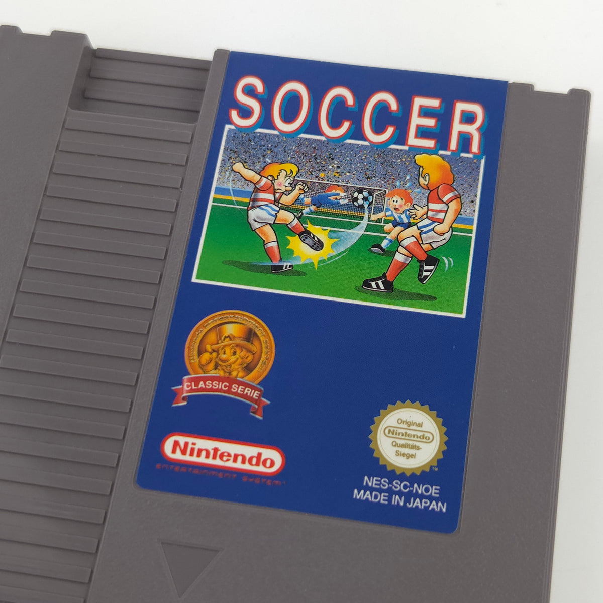 Nintendo NES Spiel Soccer Modul Schutzhülle PAL NOE