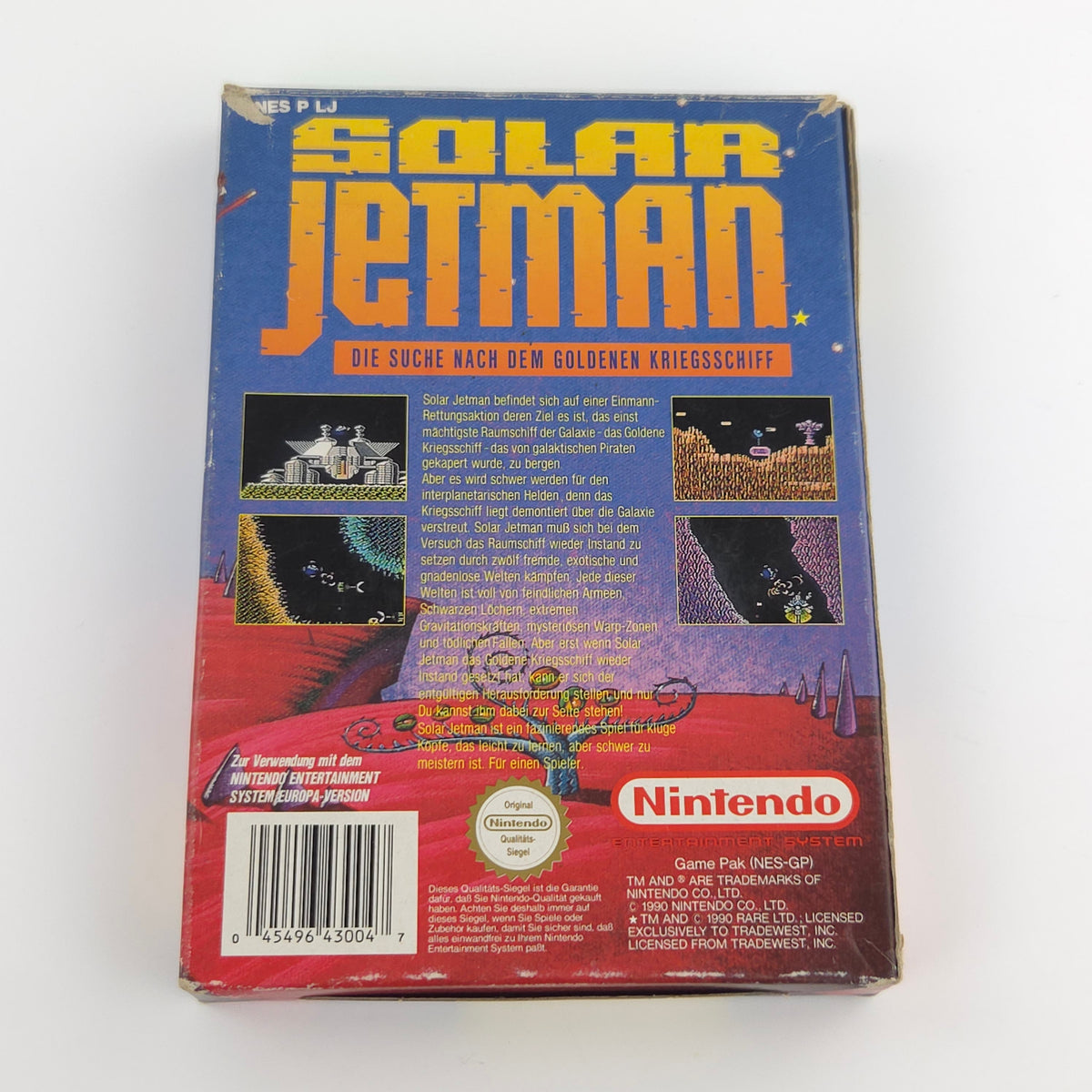 Nintendo NES Spiel: Solar Jetman - OVP Anleitung Modul (PAL-B NOE)