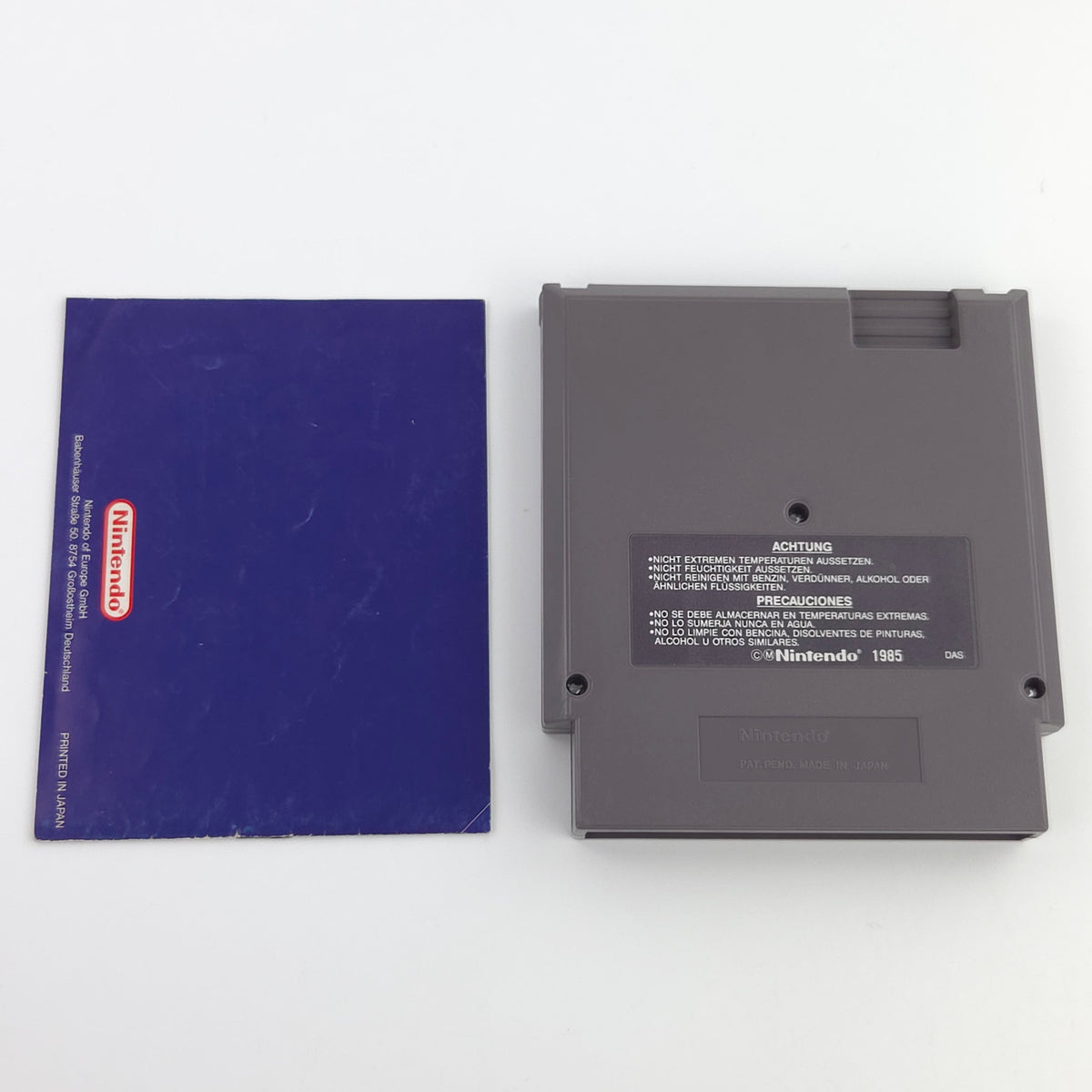 Nintendo NES Spiel: Solar Jetman - OVP Anleitung Modul (PAL-B NOE)