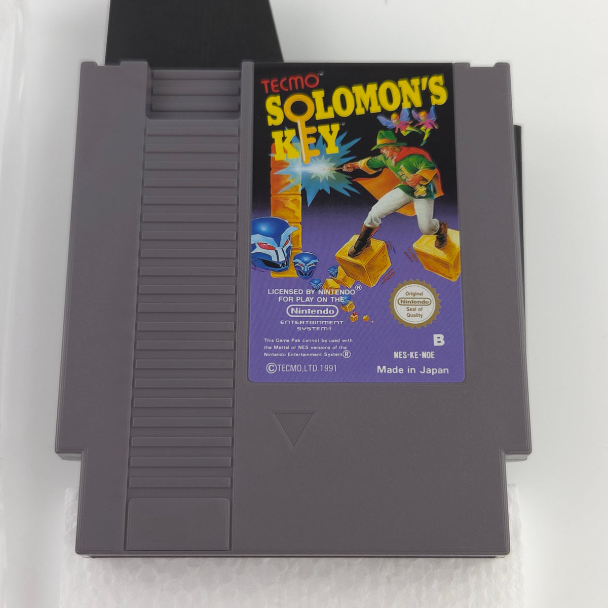 Nintendo NES Spiel Solomons Key nahezu neuwertig CIB