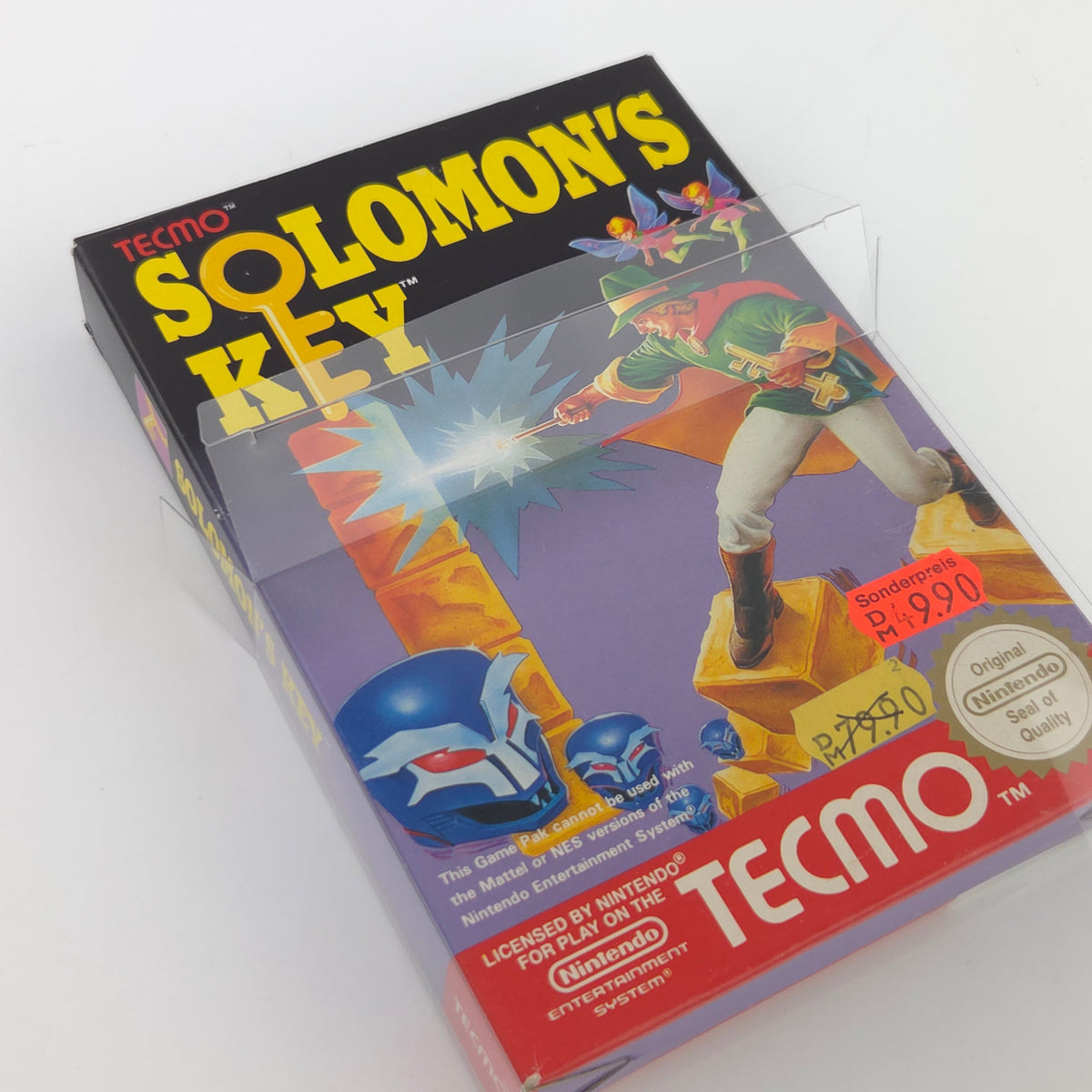 Nintendo NES Spiel Solomons Key nahezu neuwertig CIB
