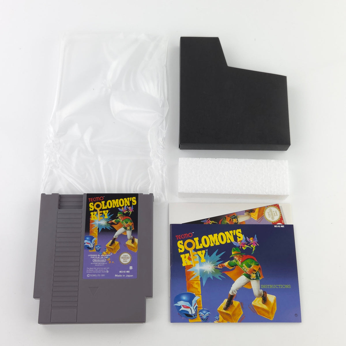 Nintendo NES Spiel Solomons Key nahezu neuwertig OVP