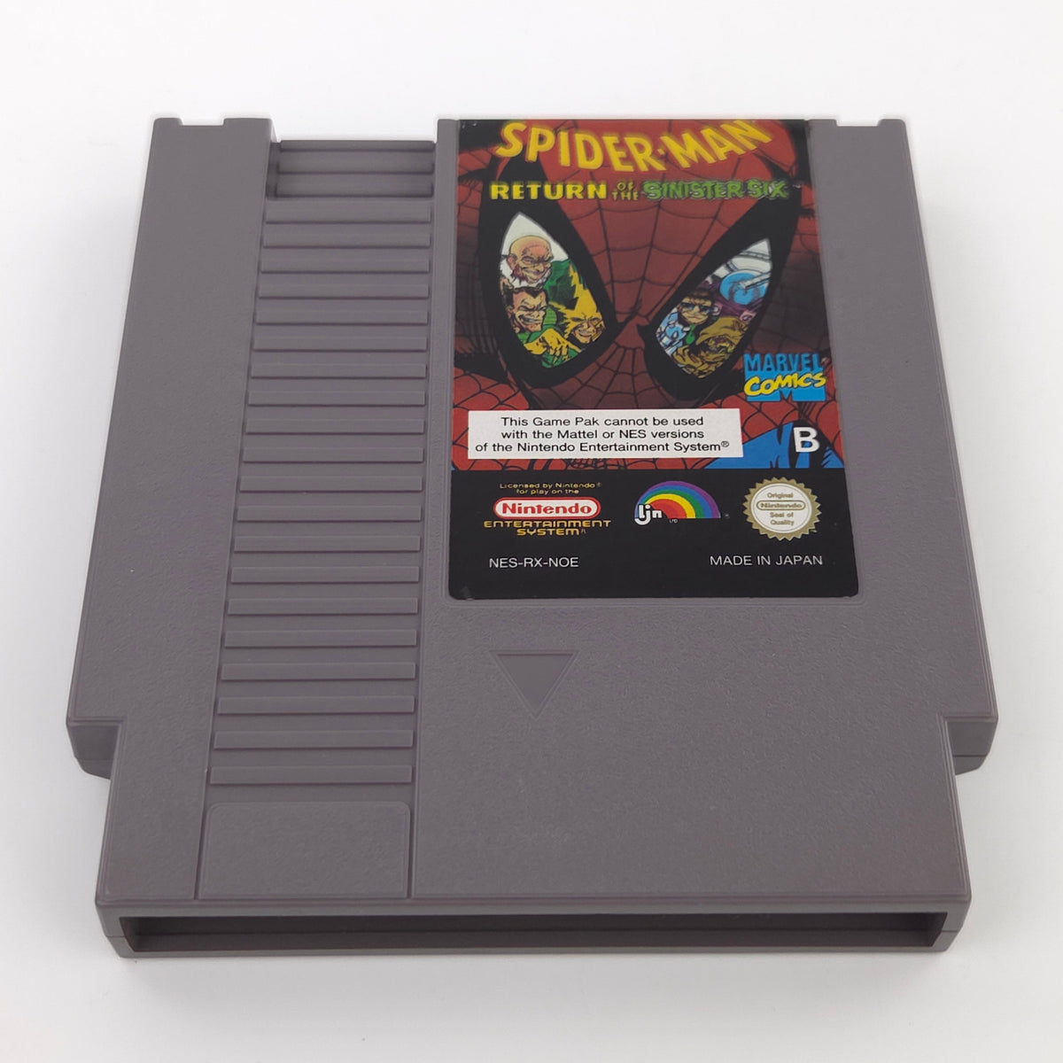 NES Spiel Spider-Man Return of the Sinister Six Modul NOE