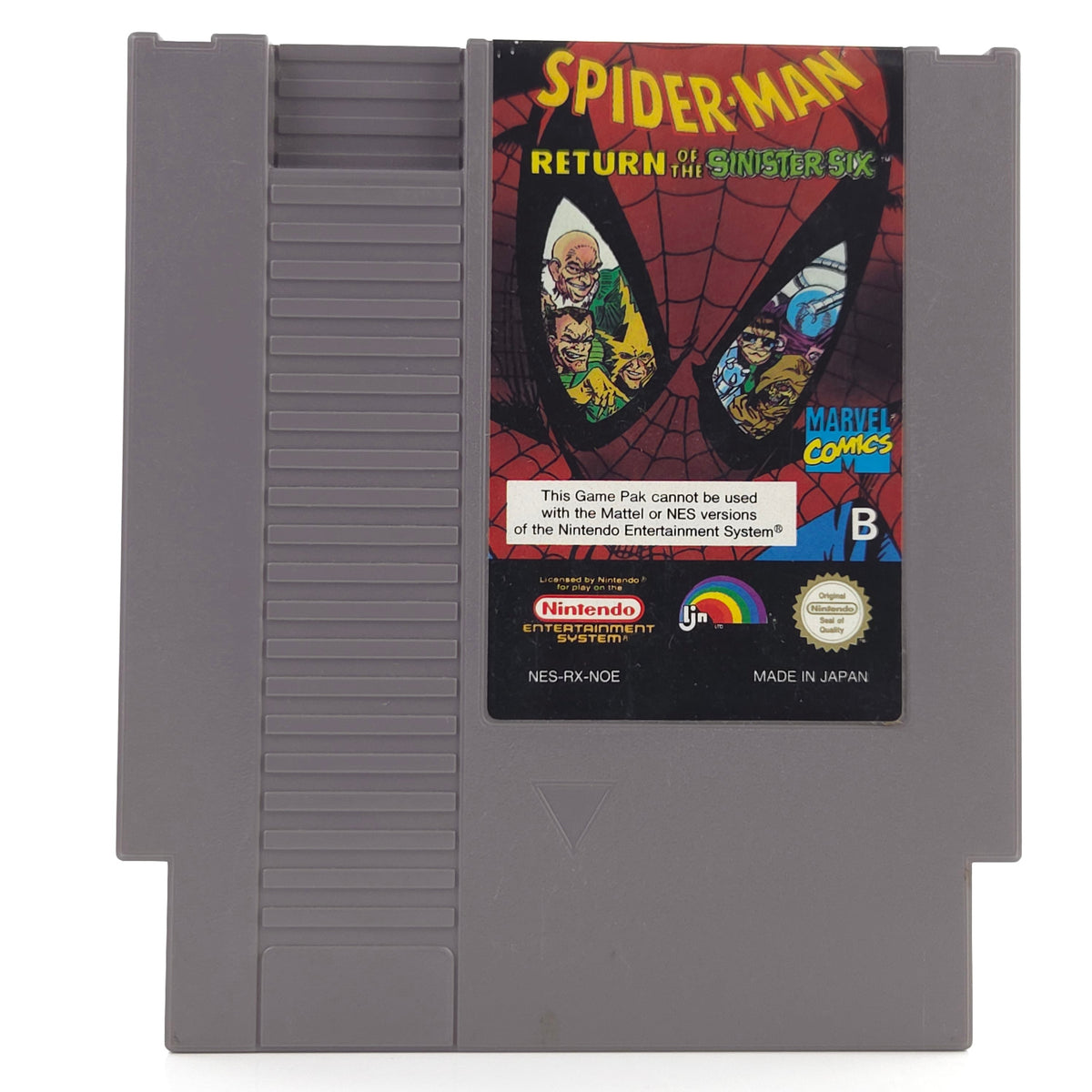 NES Spiel Spider-Man Return of the Sinister Six Modul NOE