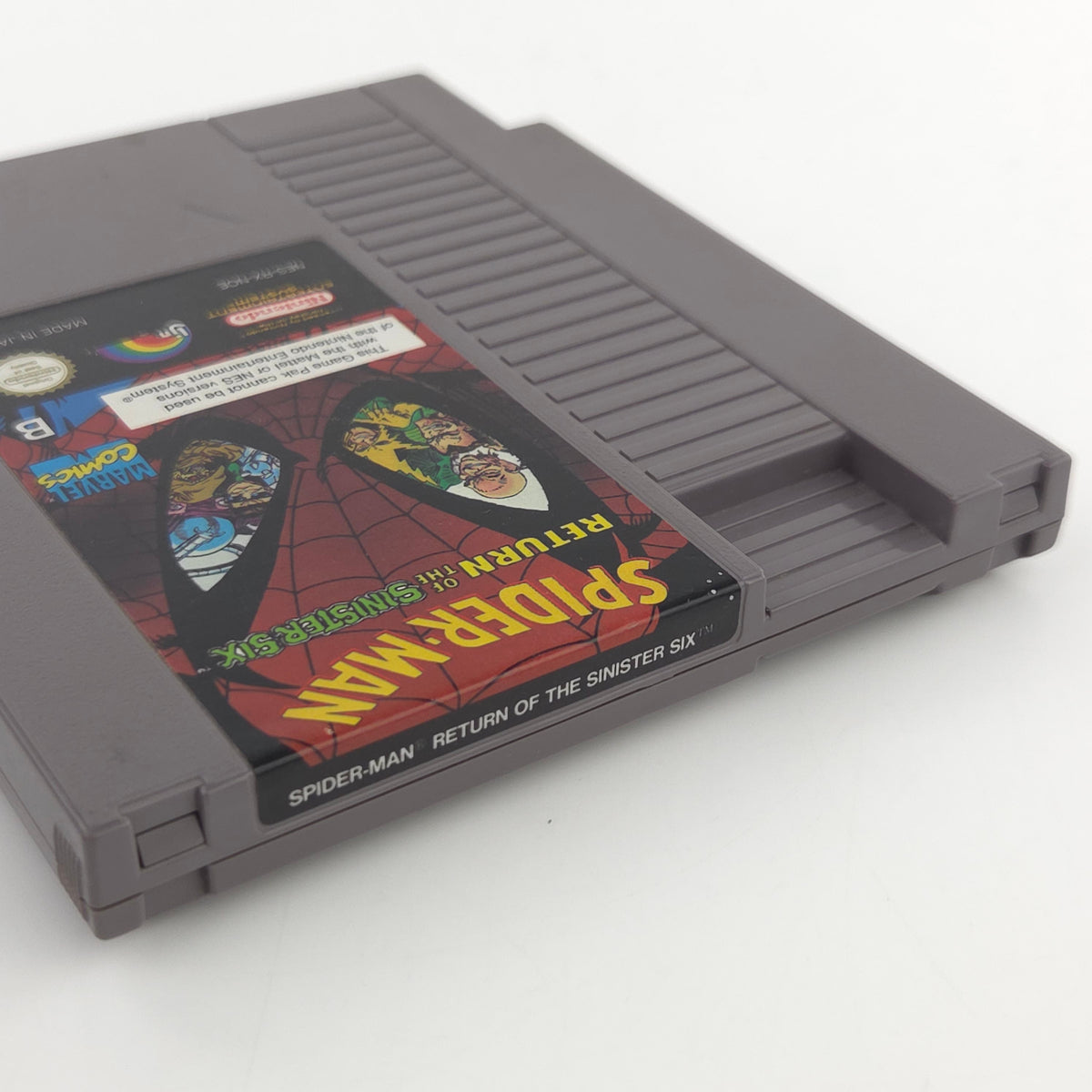 NES Spiel Spider-Man Return of the Sinister Six Modul NOE
