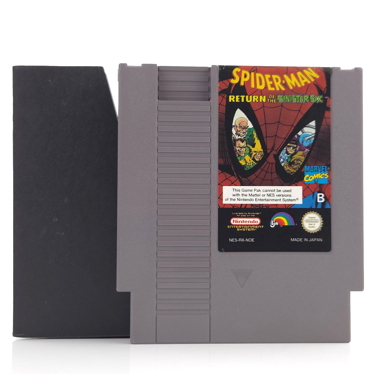 NES Spiel Spider-Man Return of the Sinister Six Modul NOE