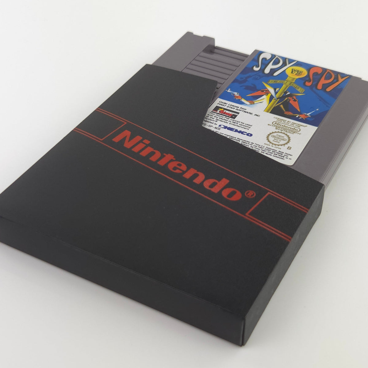 Nintendo NES Spiel Spy VS Spy Modul Schuber KEMCO NOE