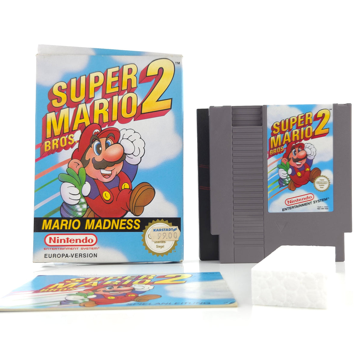 NES Spiel Super Mario Bros. 2 OVP geringe Gebrauchsspuren