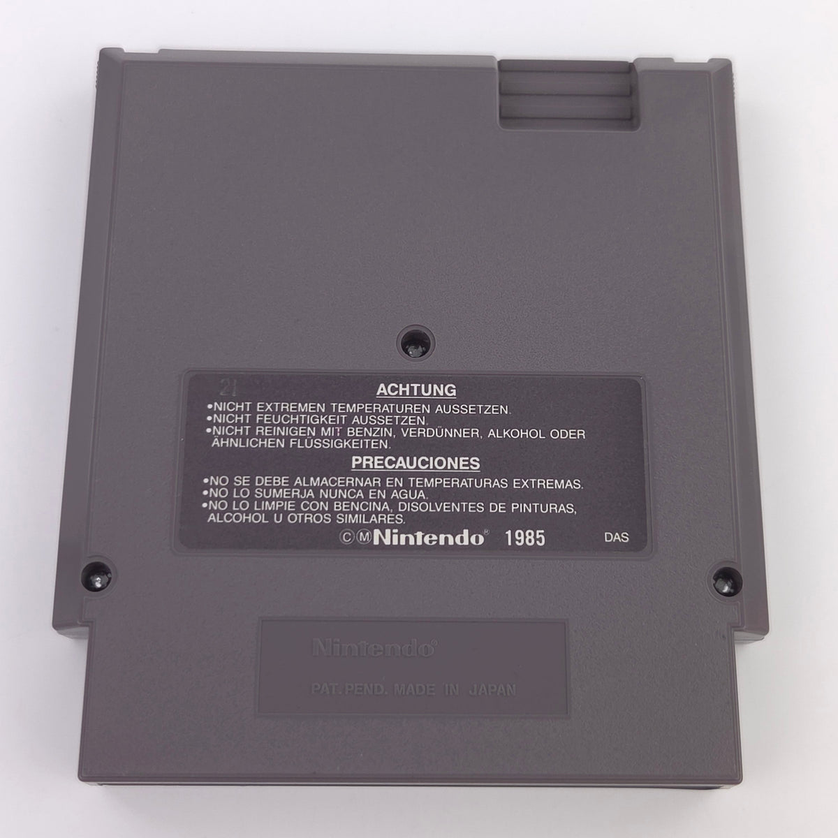 Nintendo NES Spiel Super Mario Bros. 2 Modul Schutzhülle