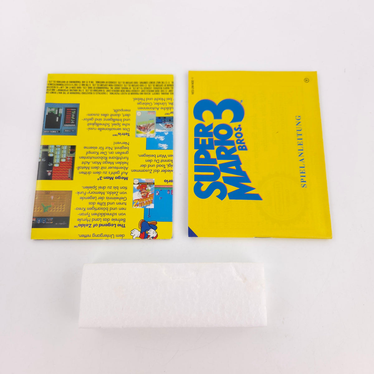 NES Spiel Super Mario Bros. 3 Modul Anleitung OVP NOE