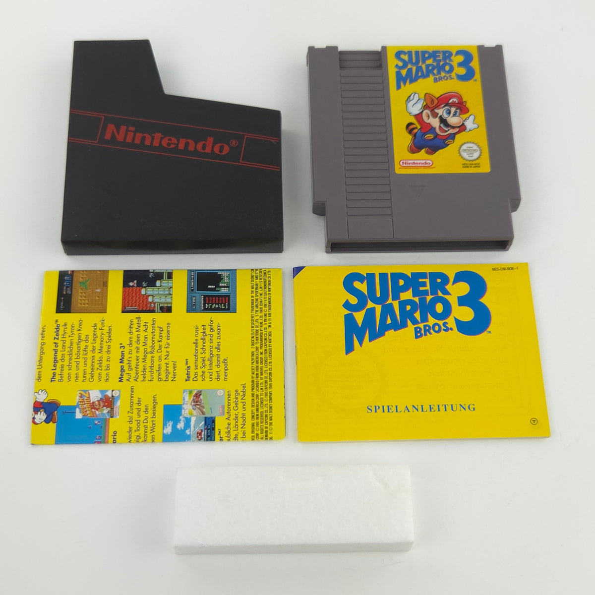 NES Spiel Super Mario Bros. 3 Modul Anleitung OVP NOE