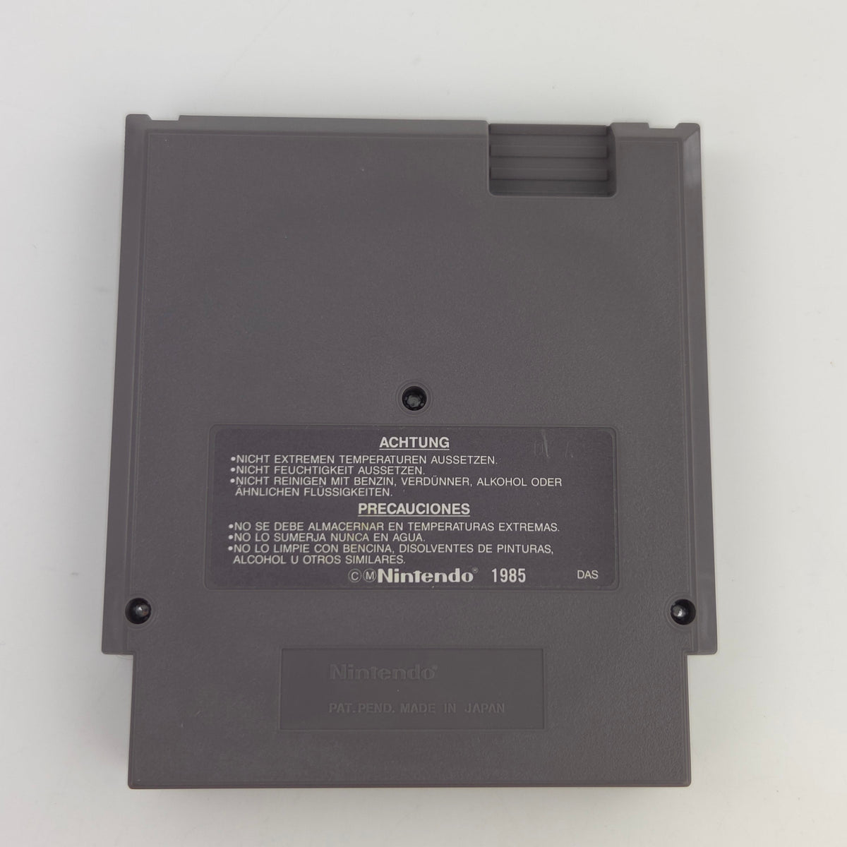 Nintendo NES Spiel Super Mario Bros. Modul Anleitung OVP