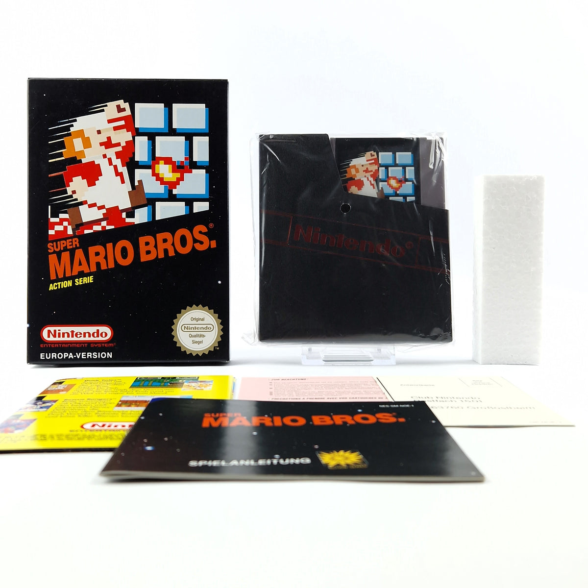 Nintendo NES Spiel – Super Mario Bros. Modul OVP PAL