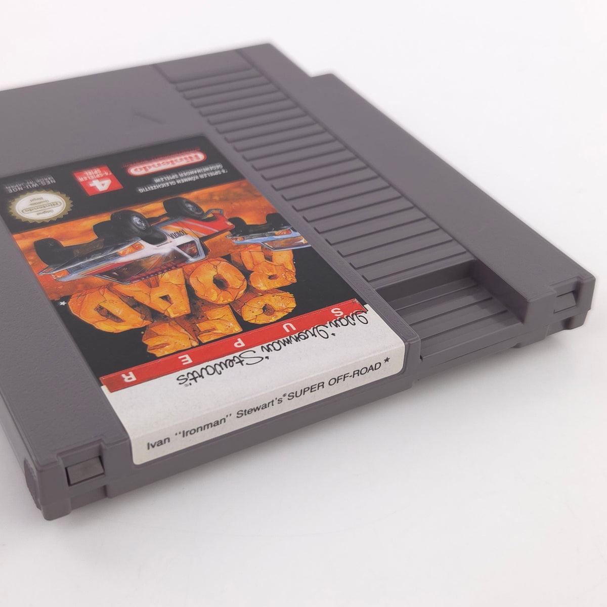 Nintendo NES Spiel Super Off Road Modul Schuber PAL NOE