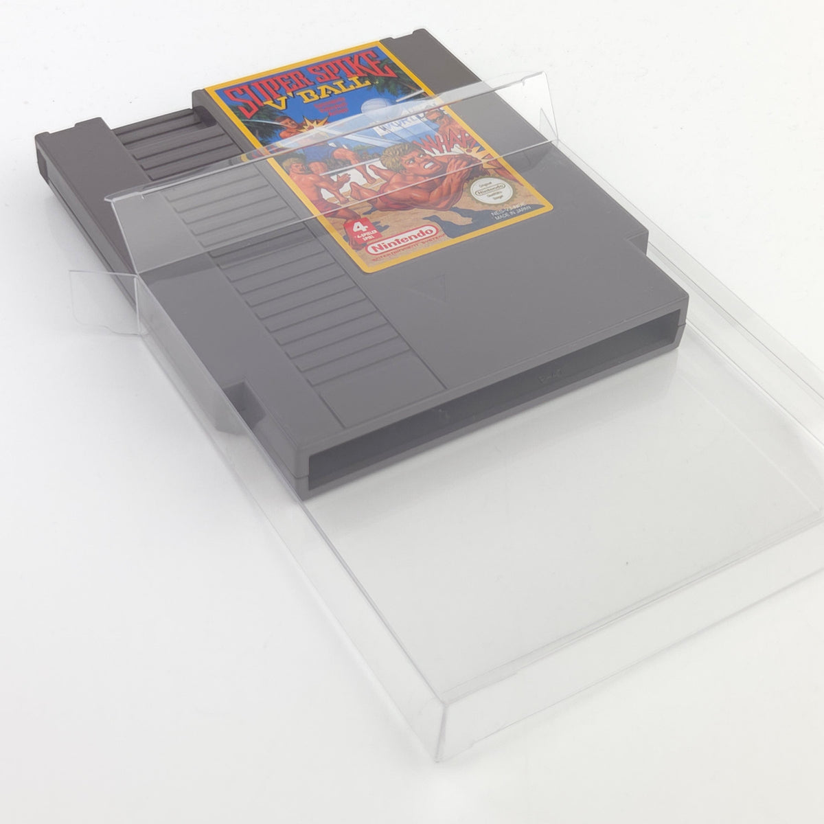 Nintendo NES Spiel Super Spike V´Ball Modul Schutzhülle