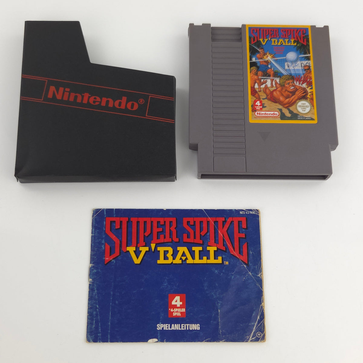 NES Spiel Super Spike V´Ball OVP Volleyball PAL-B NOE