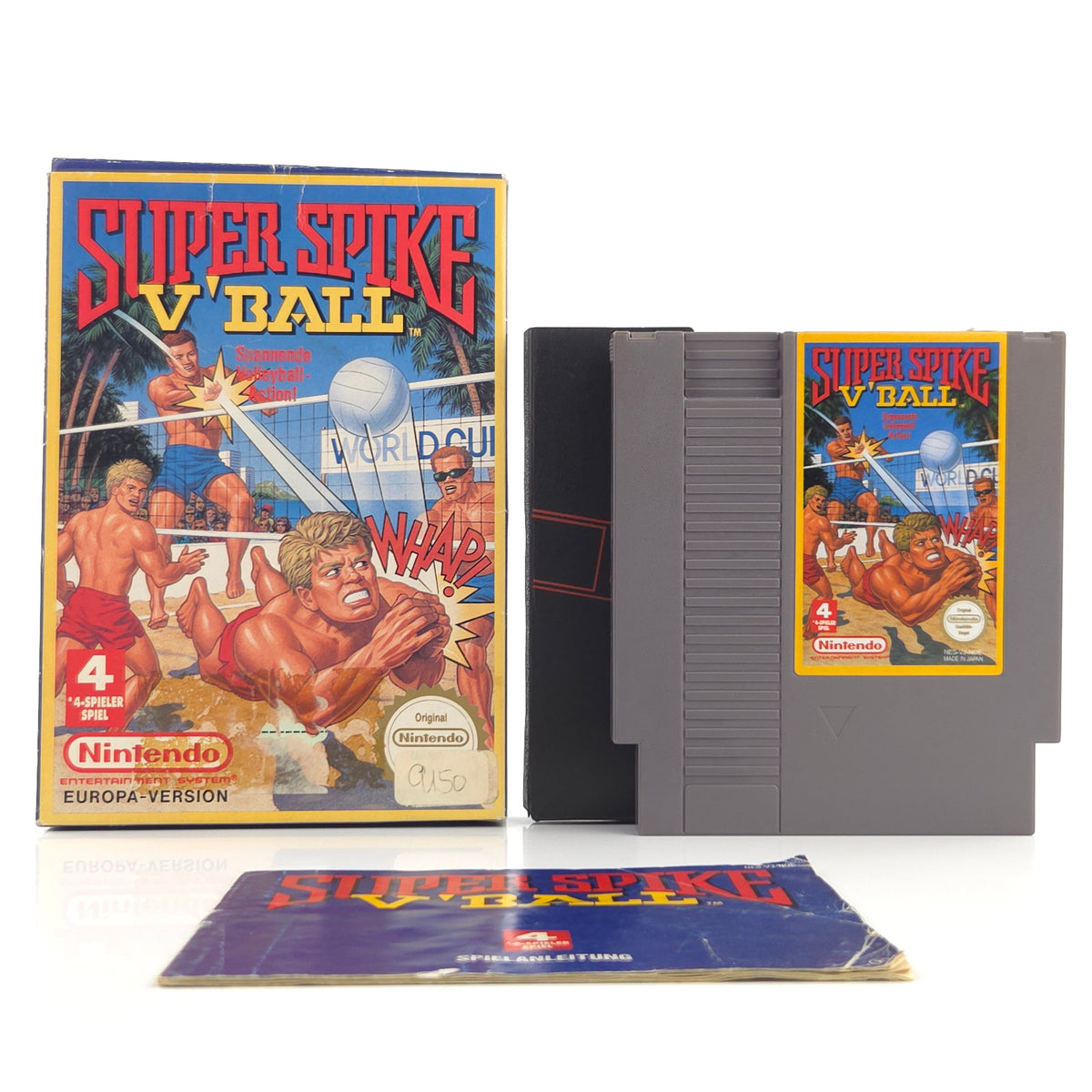 NES Spiel Super Spike V´Ball OVP Volleyball PAL-B NOE