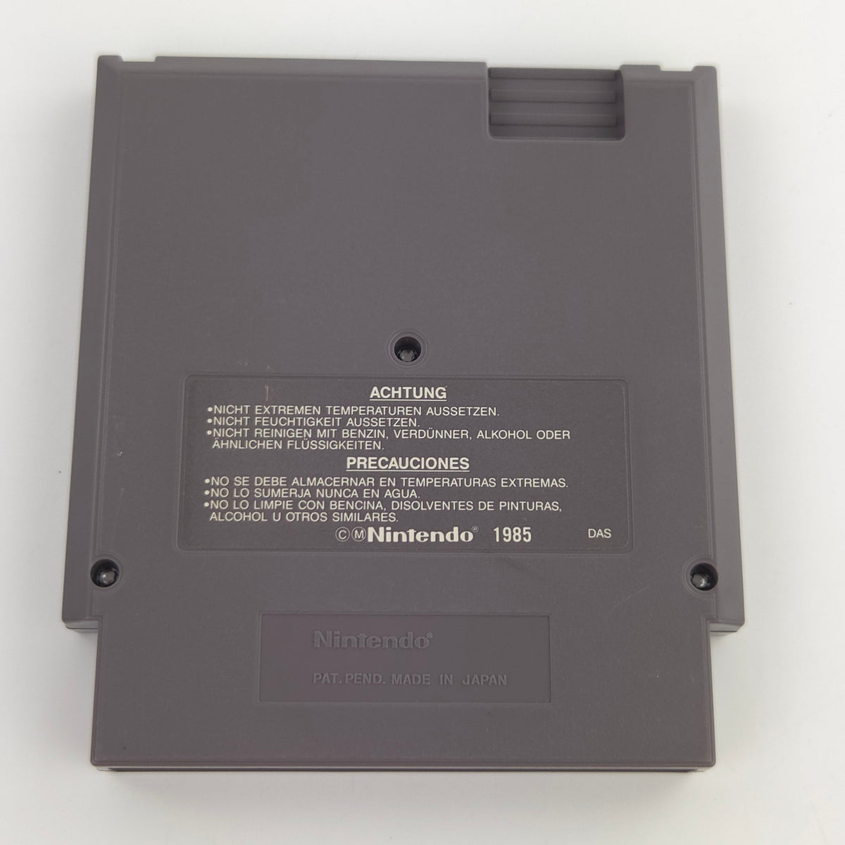NES Spiel Swamp Thing Modul Schuber THQ PAL NOE Gut