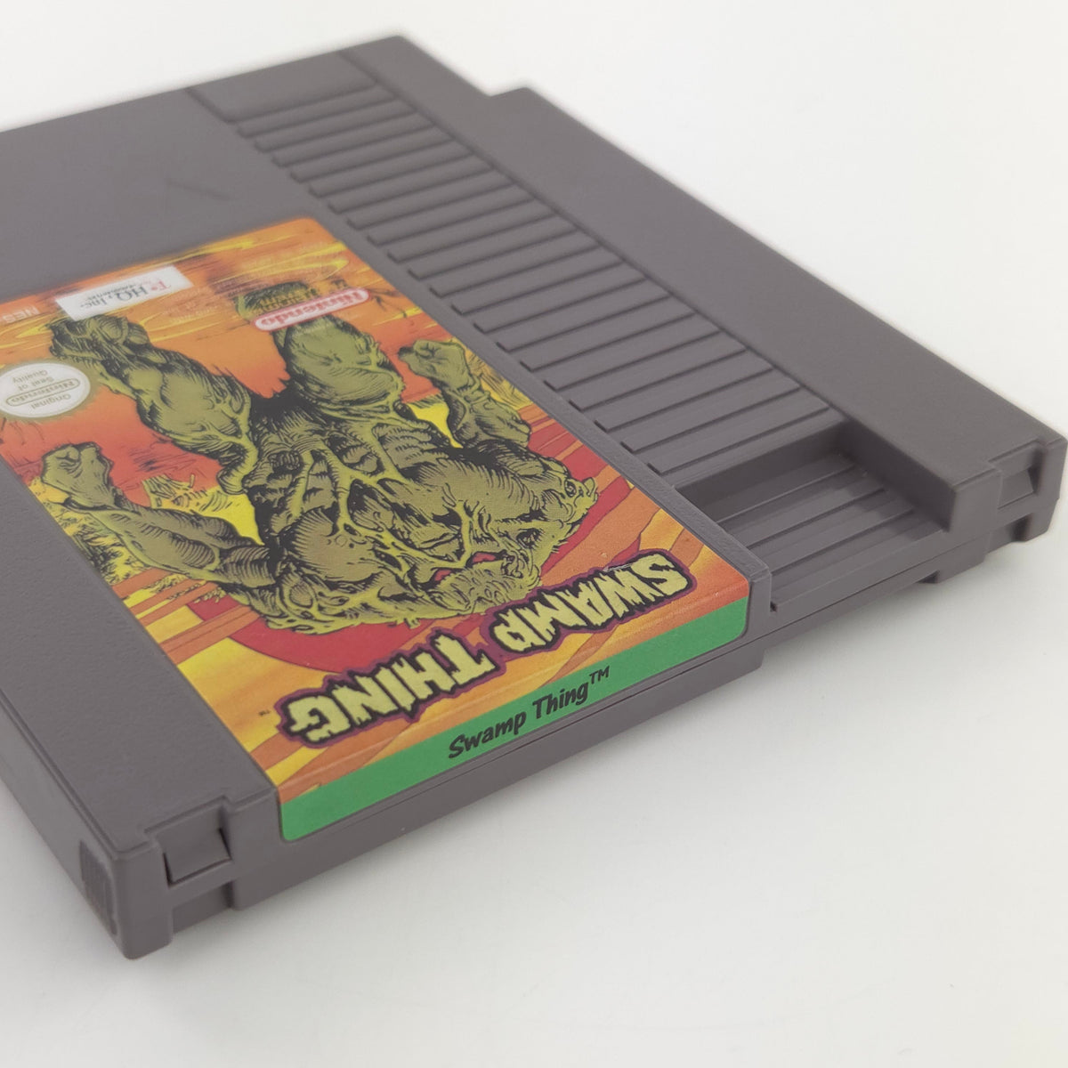 NES Spiel Swamp Thing Modul Schuber THQ PAL NOE Gut