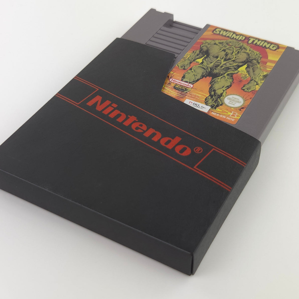 NES Spiel Swamp Thing Modul Schuber THQ PAL NOE Gut