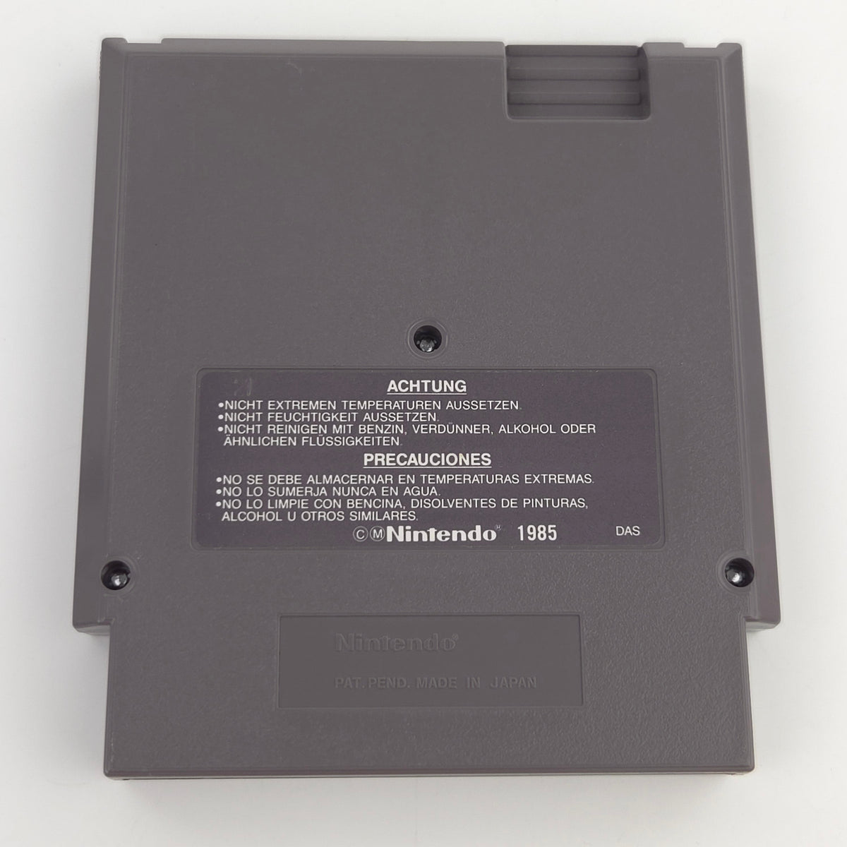 Nintendo NES Spiel Swords and Serpents Modul Schutzhülle