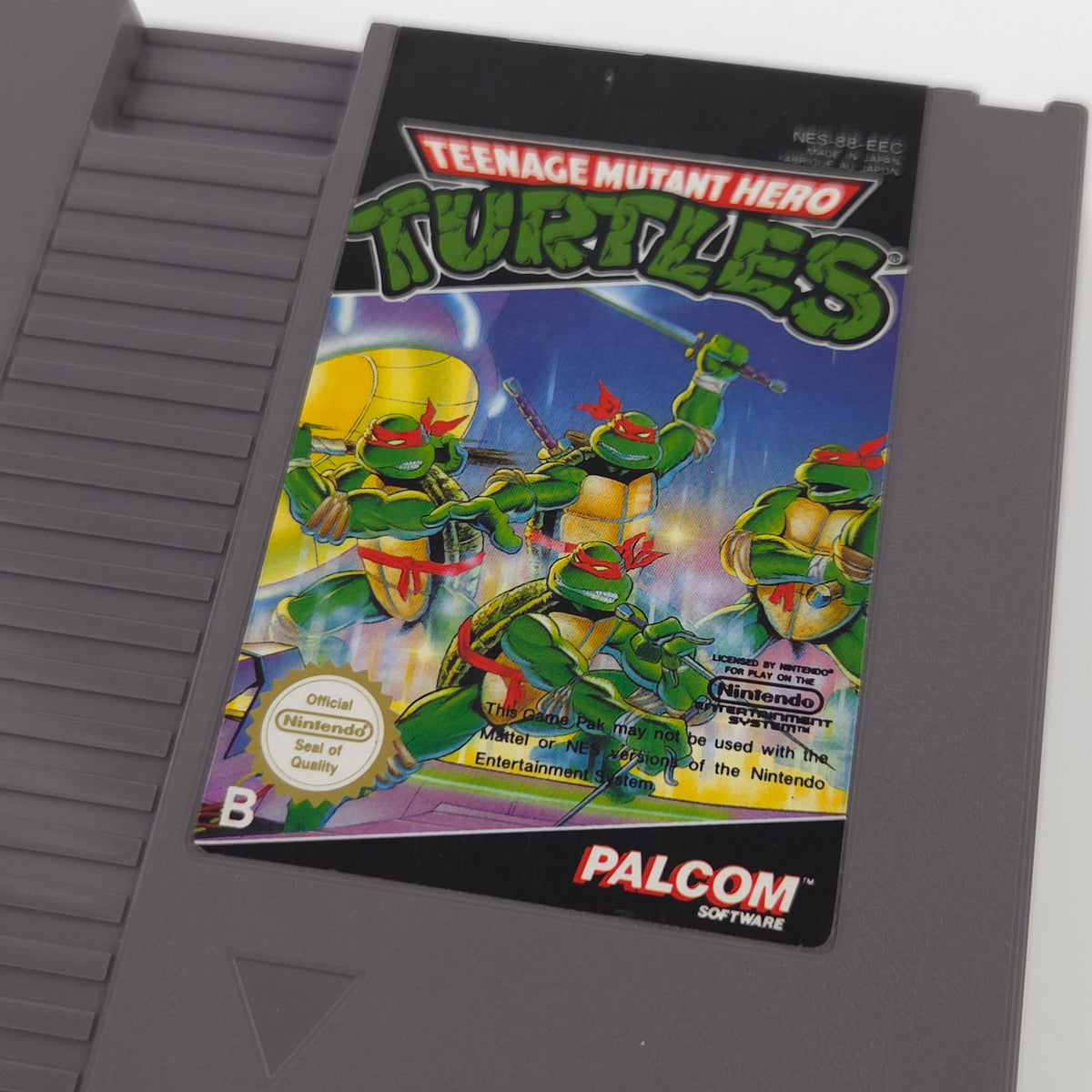 Nintendo NES Spiel TMHT Turtles Modul Schutzhülle PAL B