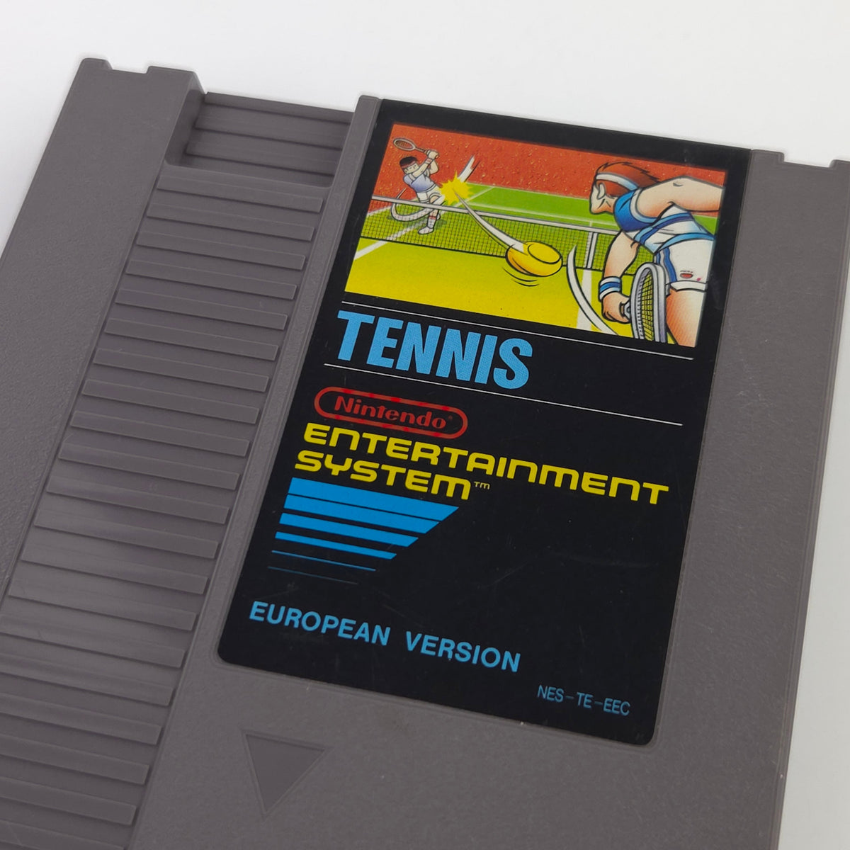 Nintendo NES Spiel Tennis Modul mit Schutzhülle PAL B