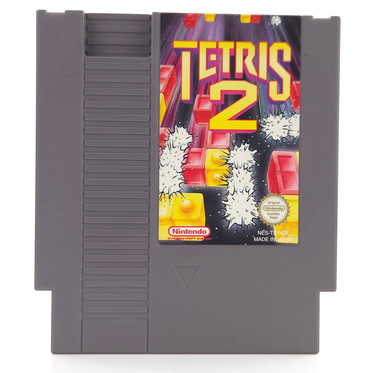 Nintendo NES Spiel Tetris 2 Modul Schutzhülle PAL NOE