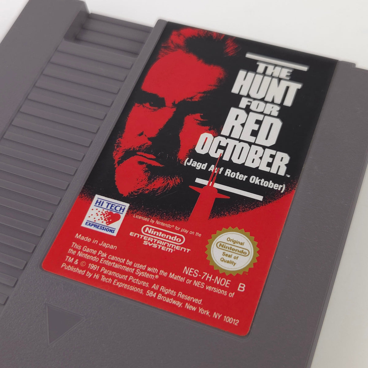 NES Spiel The Hunt For Red October Modul Schuber NOE