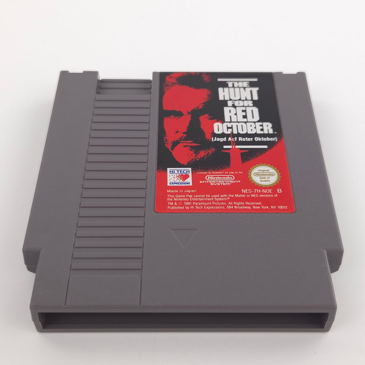 NES Spiel The Hunt For Red October Modul Schuber NOE