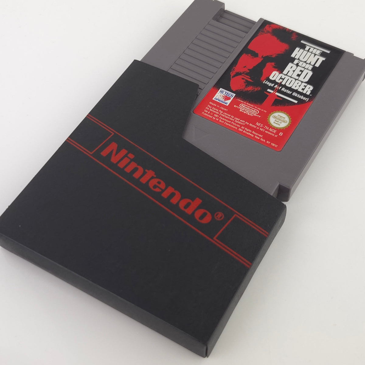 NES Spiel The Hunt For Red October Modul Schuber NOE