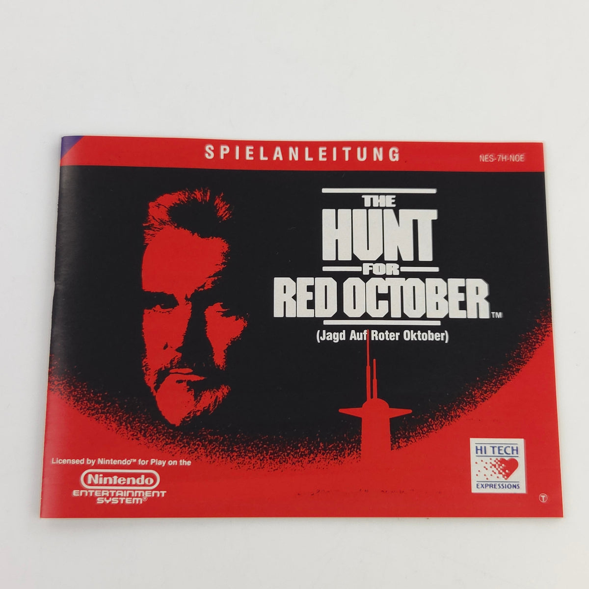 Nintendo NES Spiel Hunt for Red October nahezu neuwertig