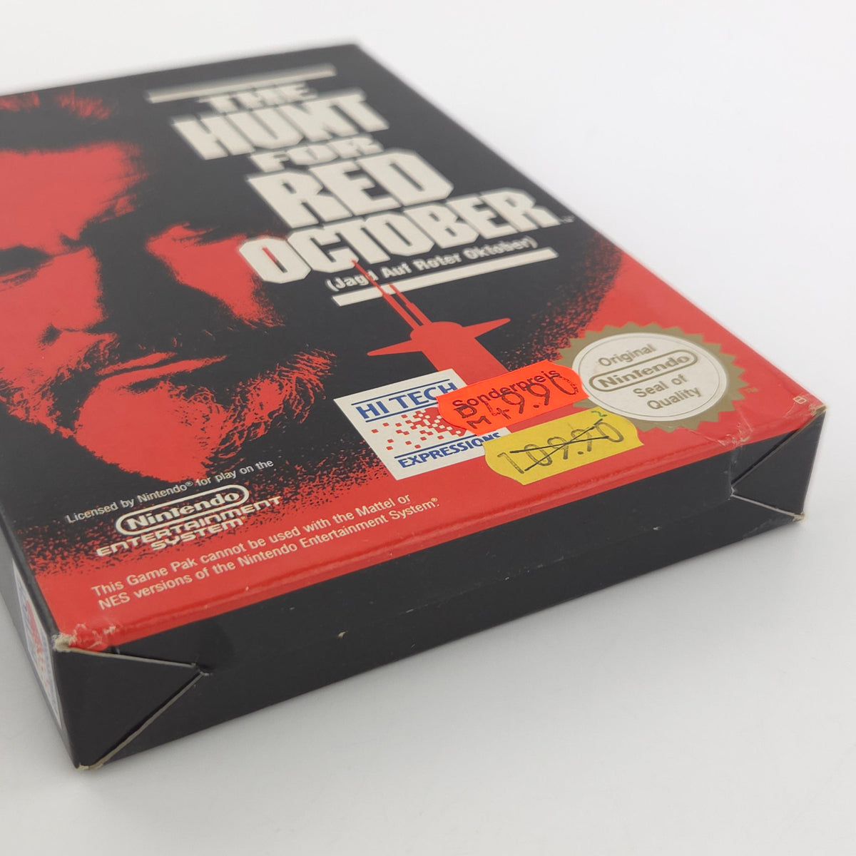 Nintendo NES Spiel Hunt for Red October nahezu neuwertig