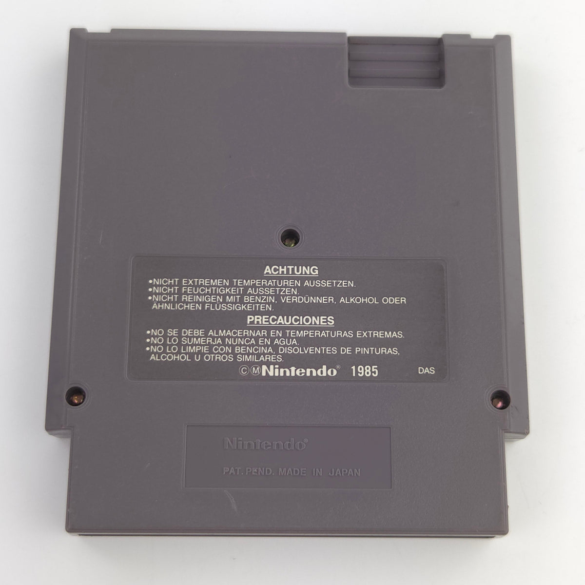 NES Spiel The Incredible Crash Dummies Modul Schutzhülle