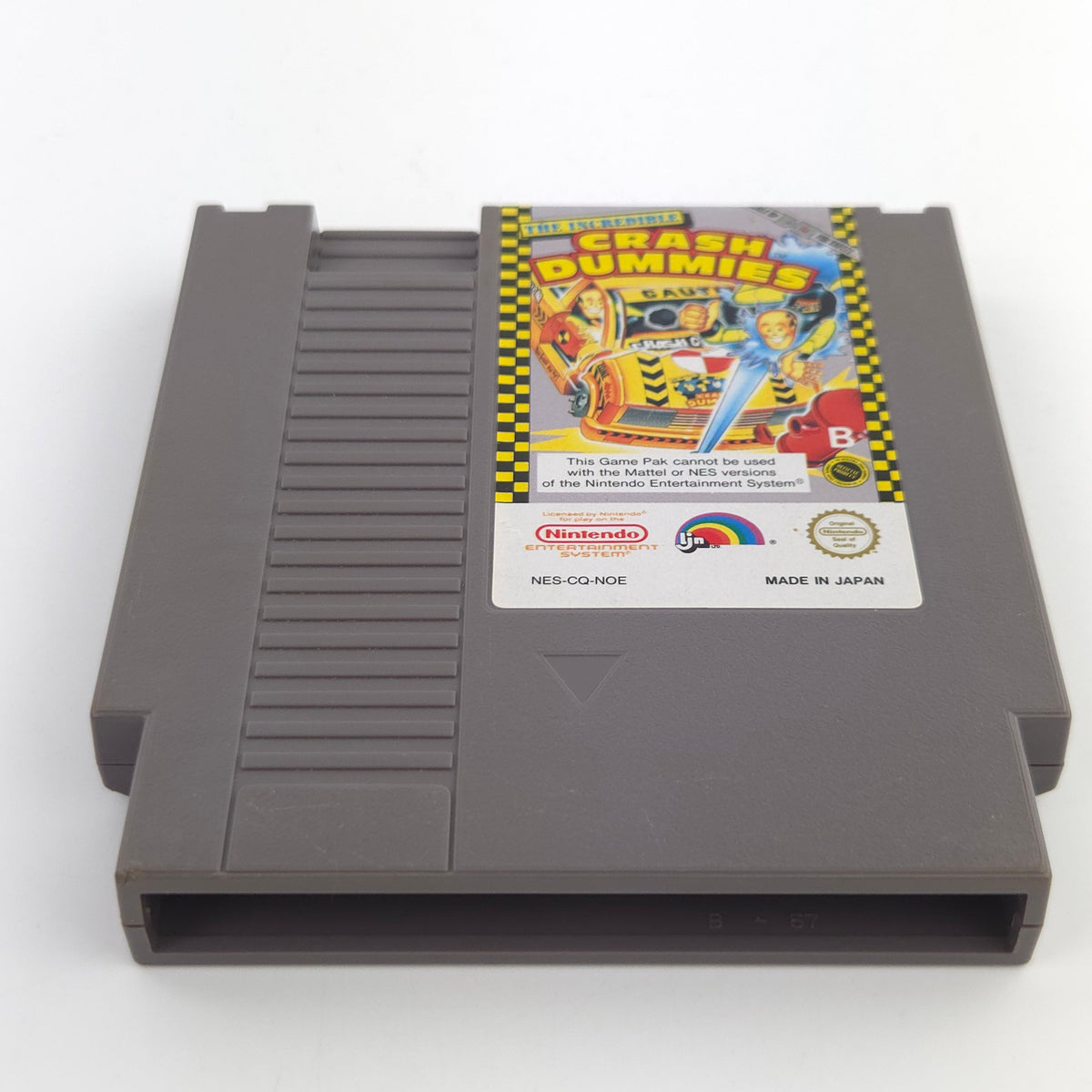 NES Spiel The Incredible Crash Dummies Modul Schutzhülle