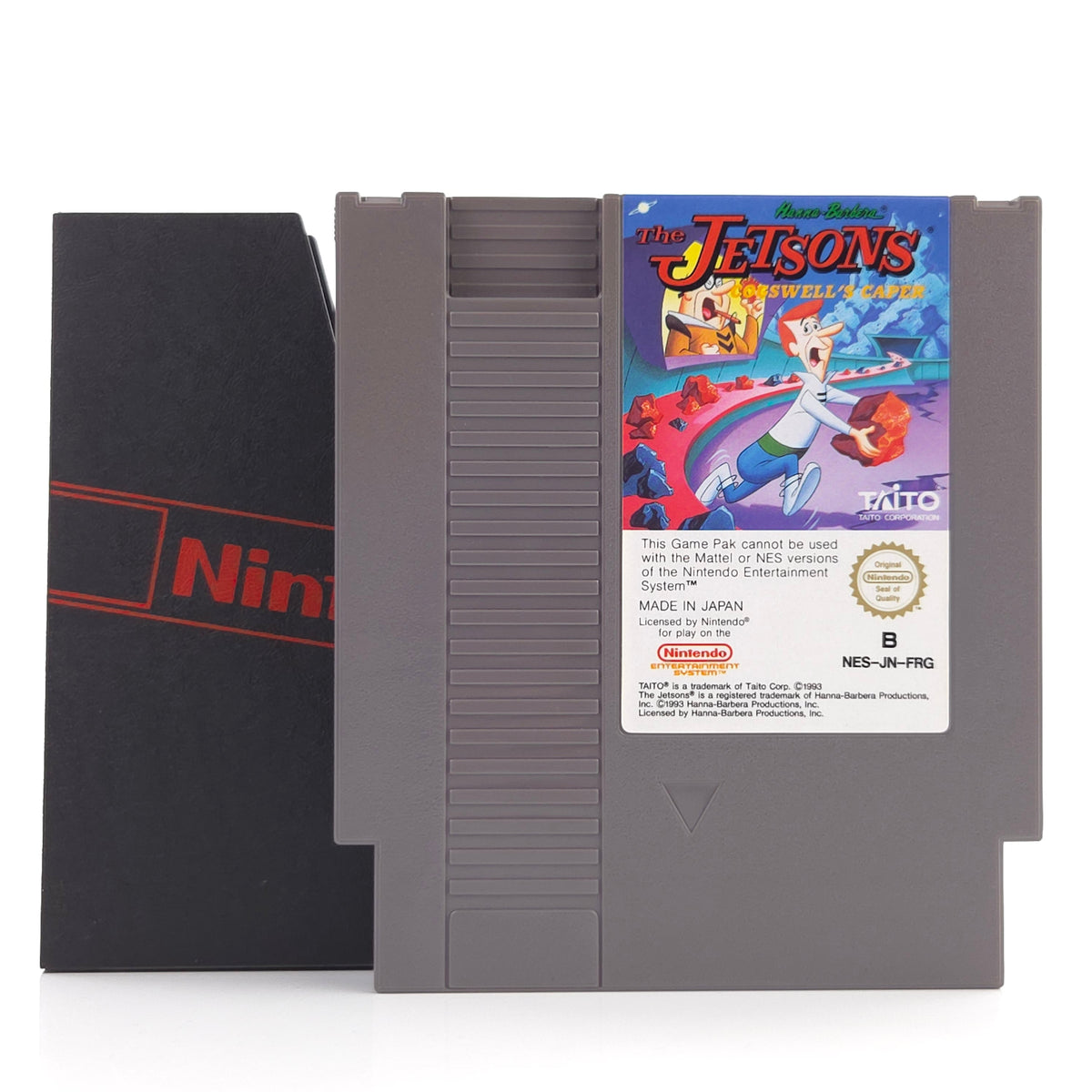 NES Spiel The Jetsons Modul Schuber PAL FRA Cartridge
