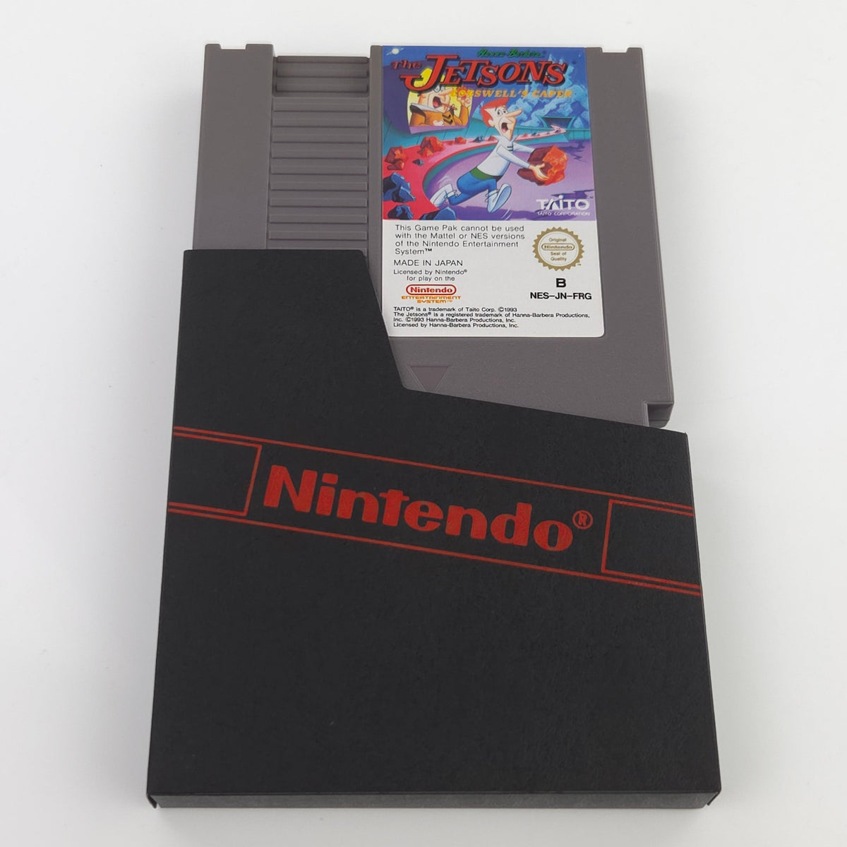 NES Spiel The Jetsons Modul Schuber PAL FRA Cartridge