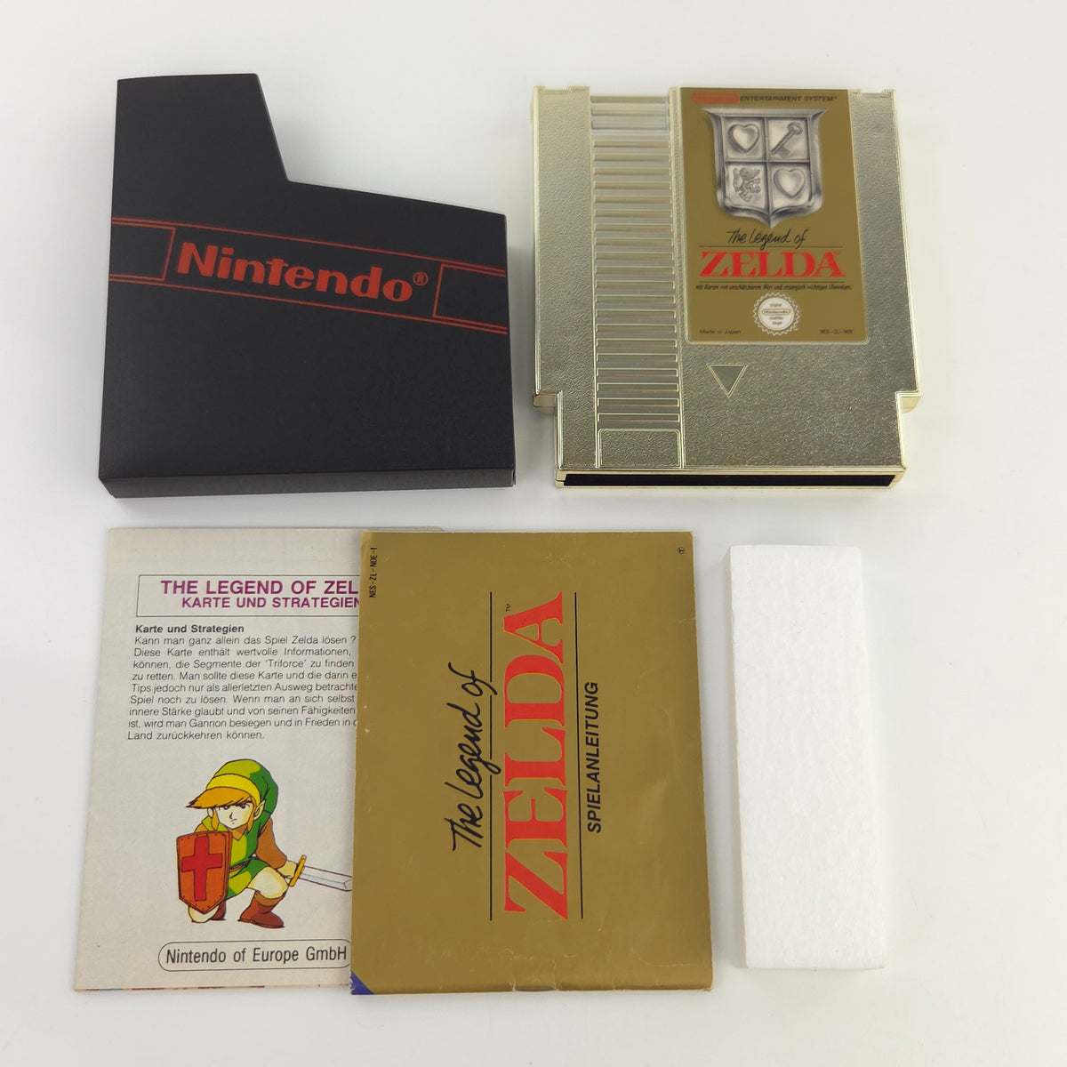 Nintendo NES Spiel The Legend of Zelda CIB NOE PAL-B