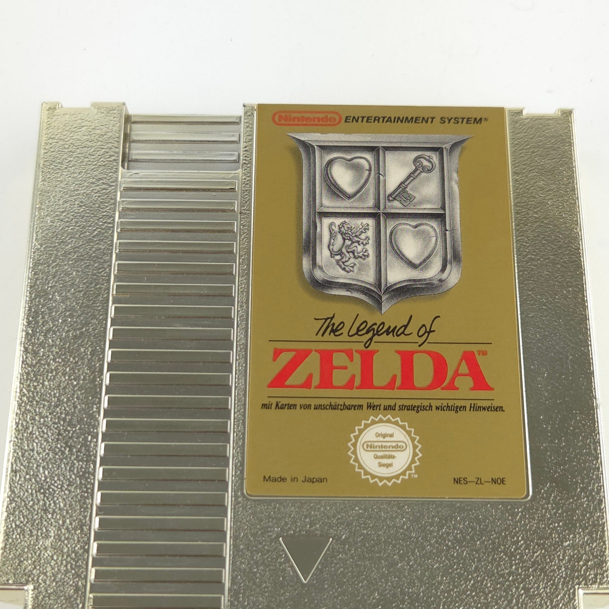 NES Spiel The Legend of Zelda Modul Schutzhülle NOE PAL