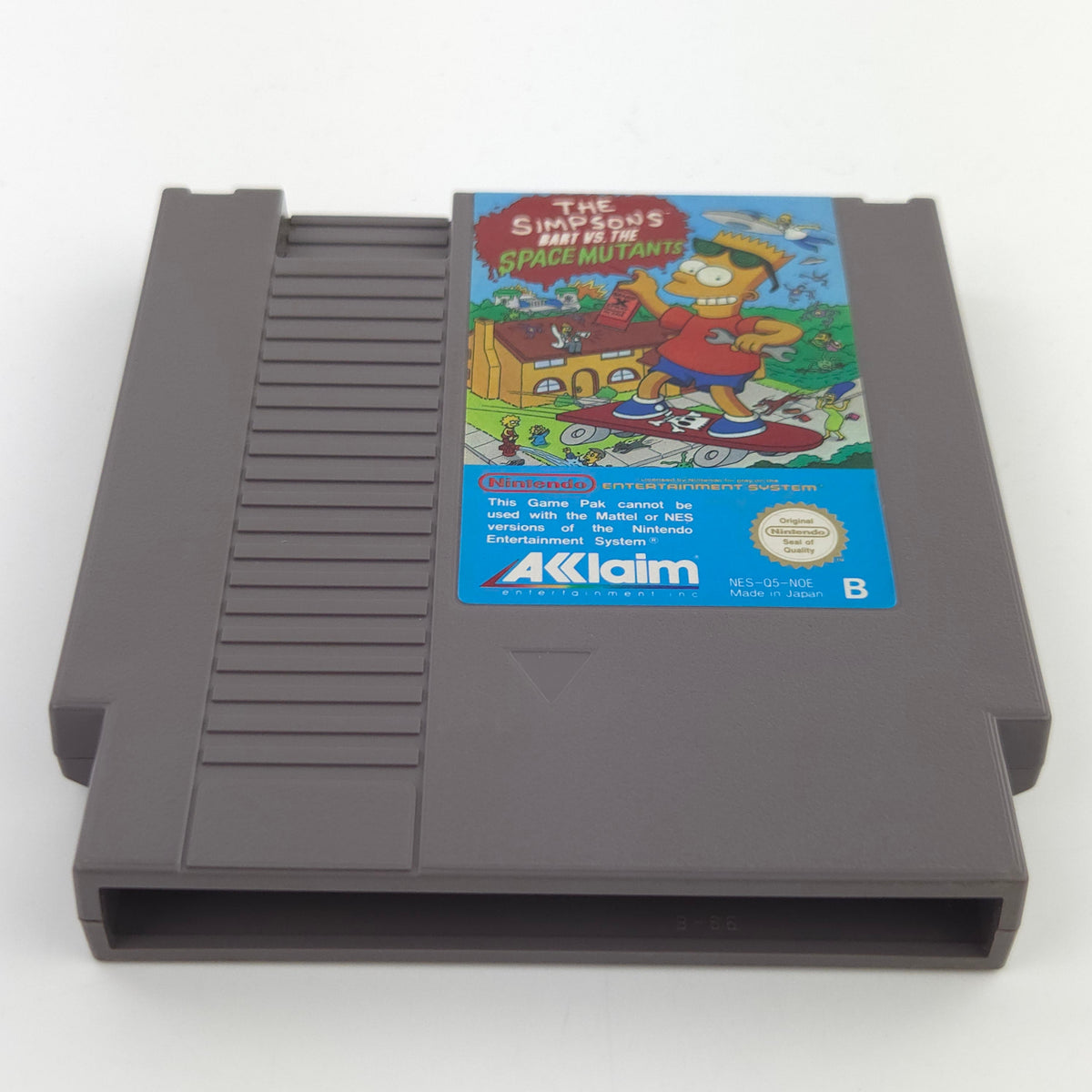 Nintendo NES Spiel Bart VS. Space Mutants Modul PAL NOE