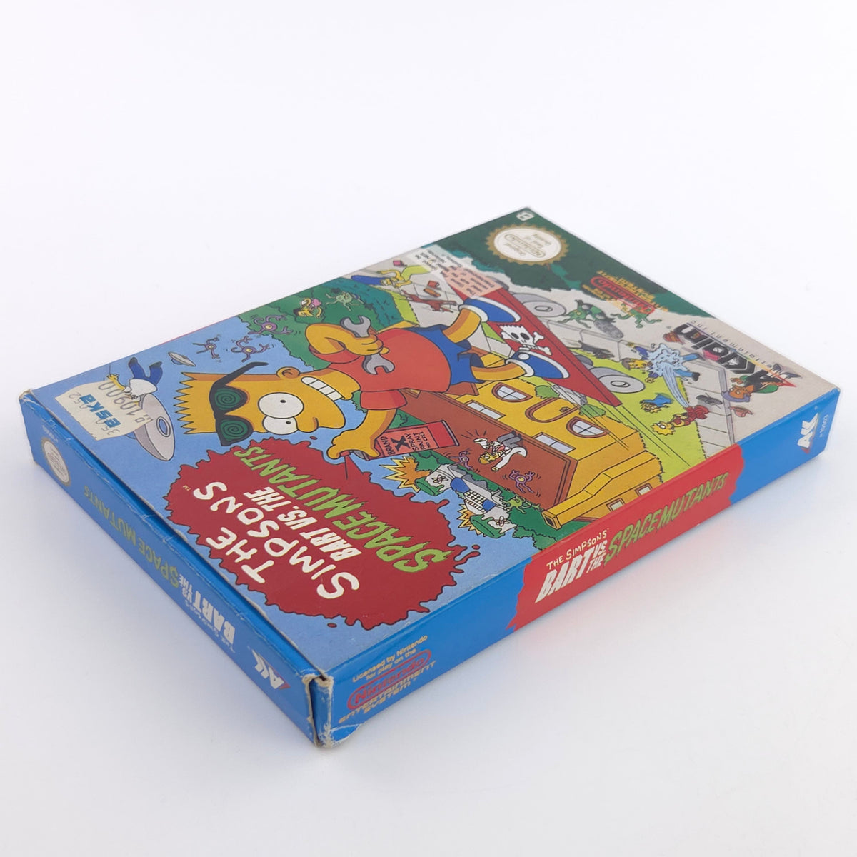 NES Spiel Bart VS. The Space Mutants OVP PAL-B NOE