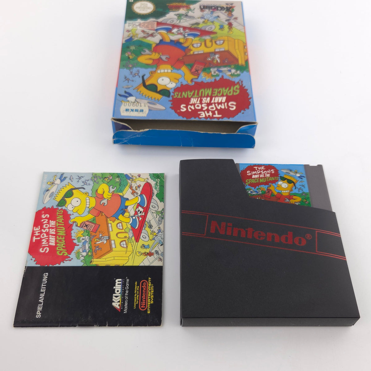 NES Spiel Bart VS. The Space Mutants OVP PAL-B NOE