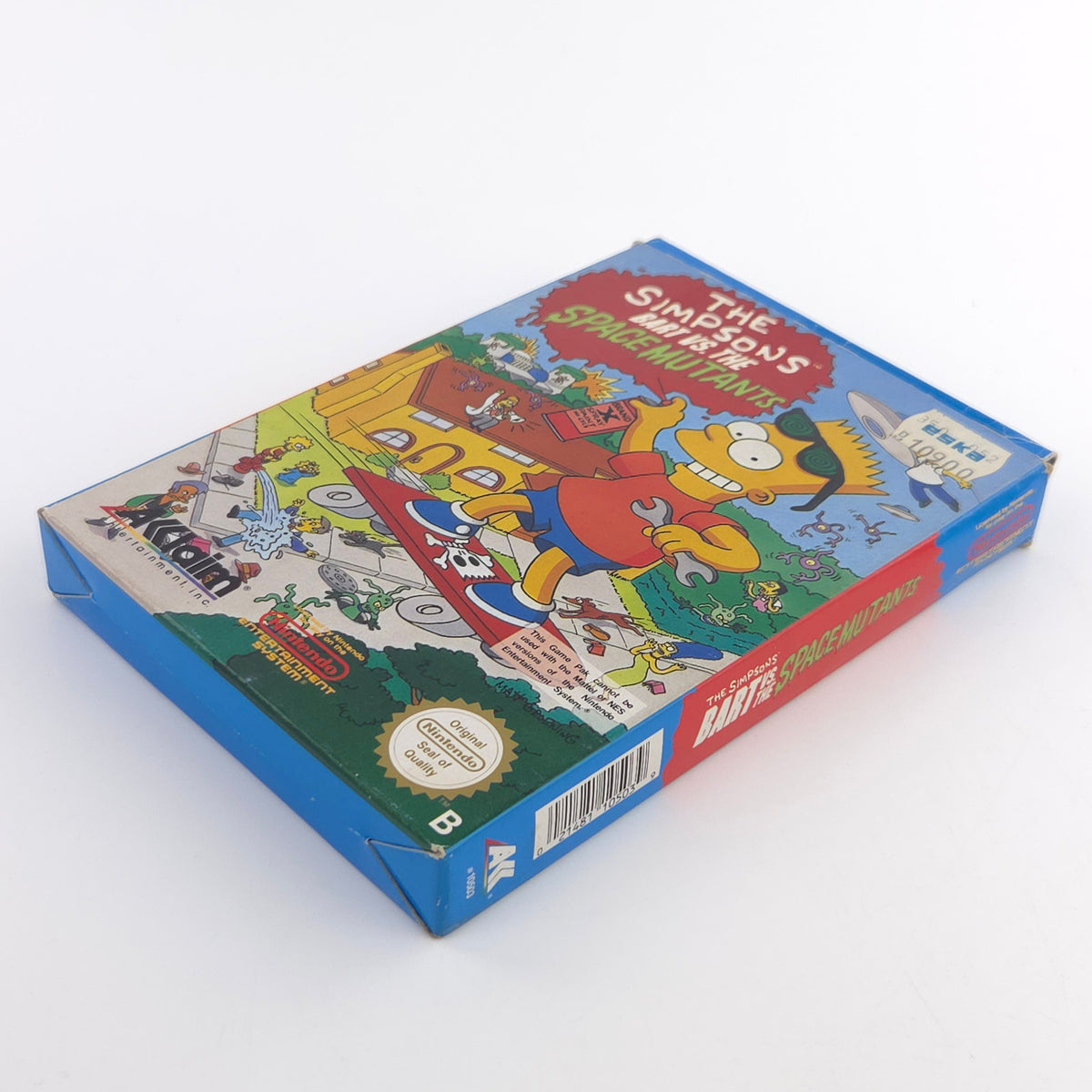 NES Spiel Bart VS. The Space Mutants OVP PAL-B NOE