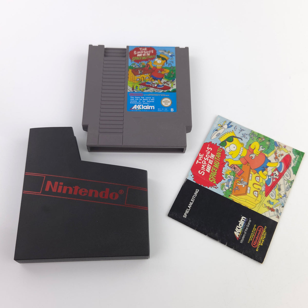 NES Spiel Bart VS. The Space Mutants OVP PAL-B NOE