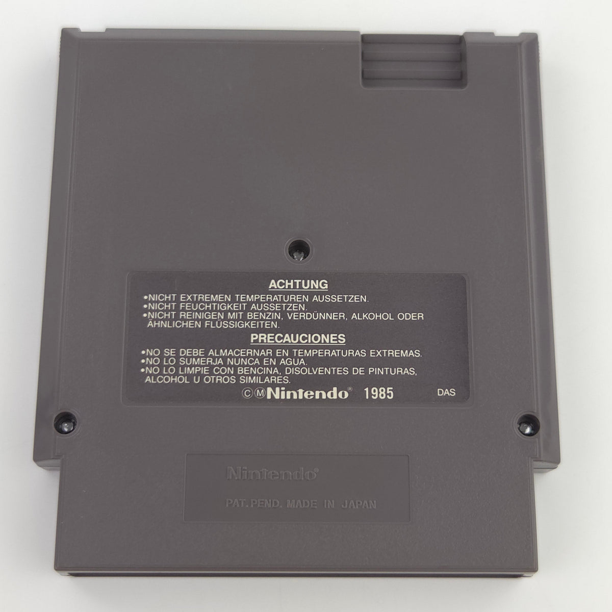 Nintendo NES Spiel Bart vs The World Modul Schutzhülle