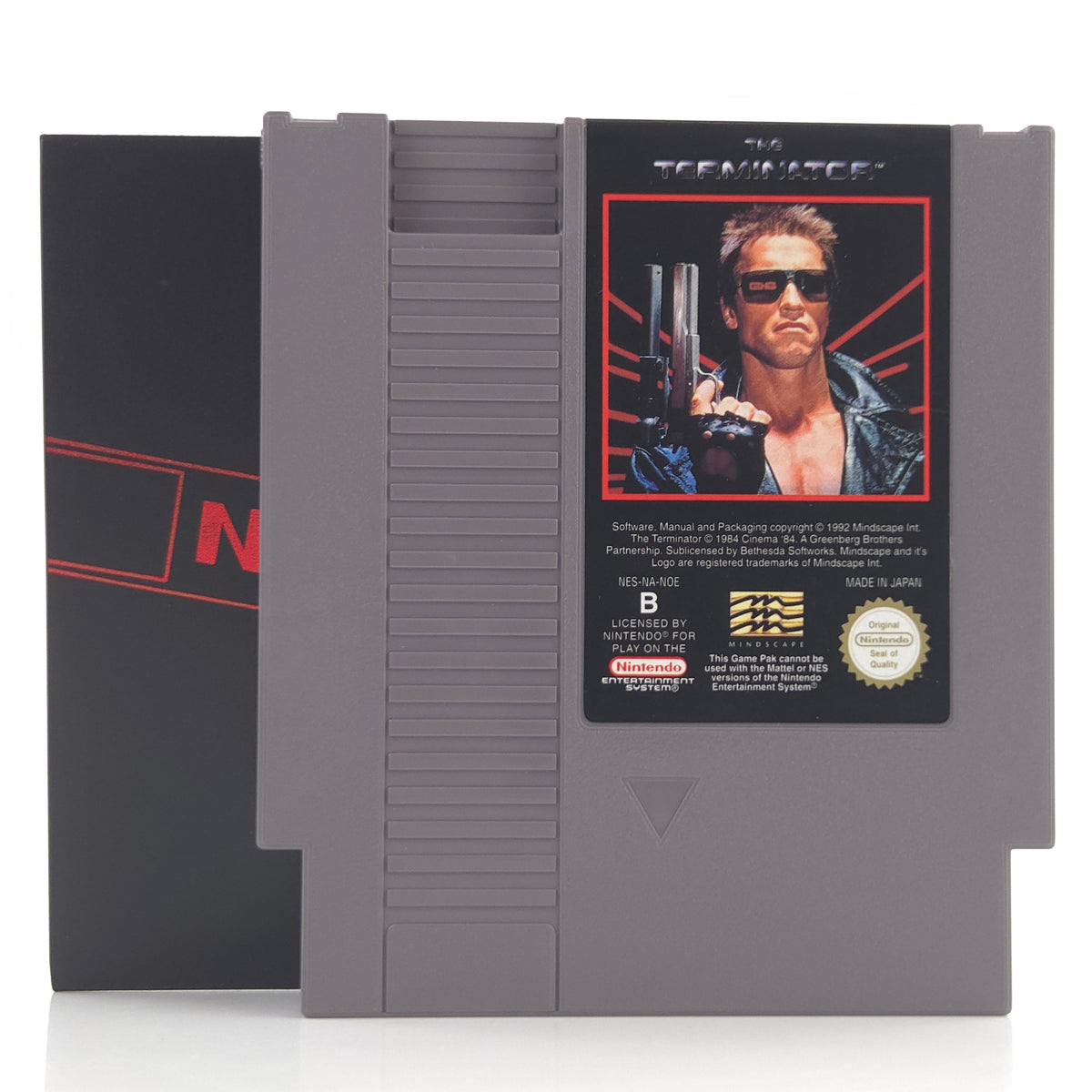 NES Spiel The Terminator Modul Schuber PAL NOE