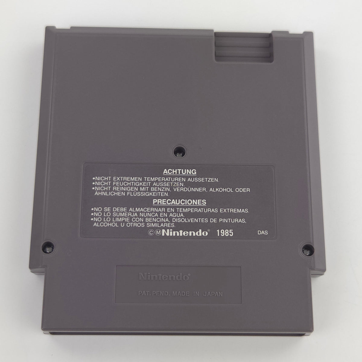 NES Spiel The Terminator Modul Schuber PAL NOE