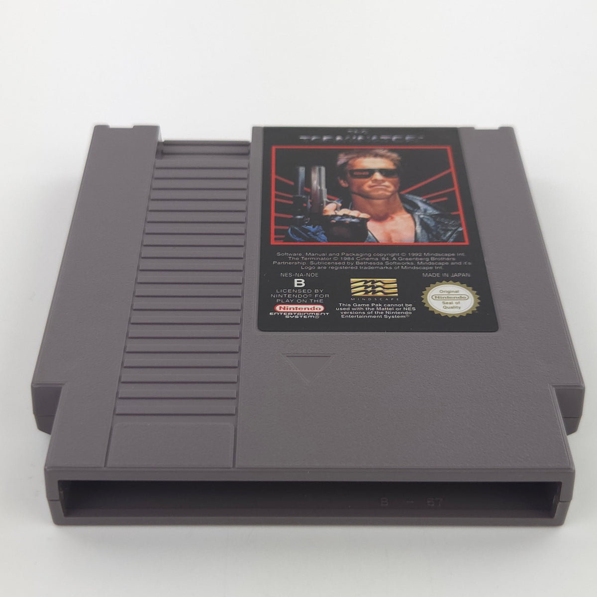 NES Spiel The Terminator Modul Schuber PAL NOE
